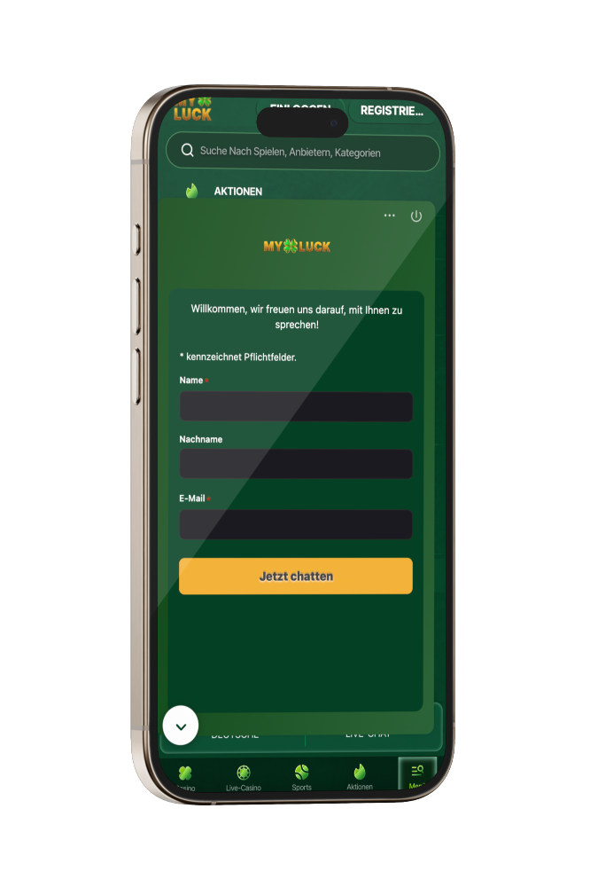 MyLuck Casino DE Live-Chat