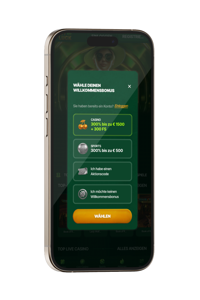 MyLuck Casino DE Registrierung