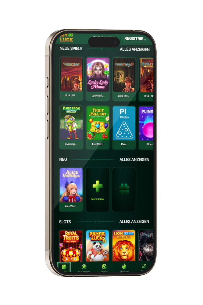 MyLuck Casino DE Spiele